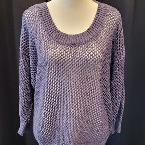 INC International Concepts Open Knit Sweater